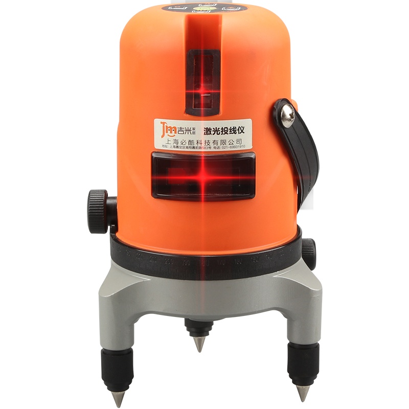 吉米家居 JM-G25012X 2线激光水平仪 防摔红外线投线仪 强光打线仪 夏普灯管送充电器电池眼镜