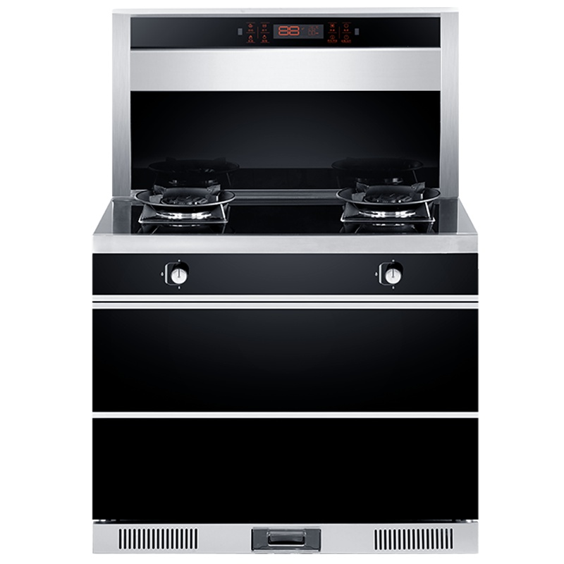 荣飞体感集成灶家用一体双电机油烟机自动清洗侧吸式环保灶