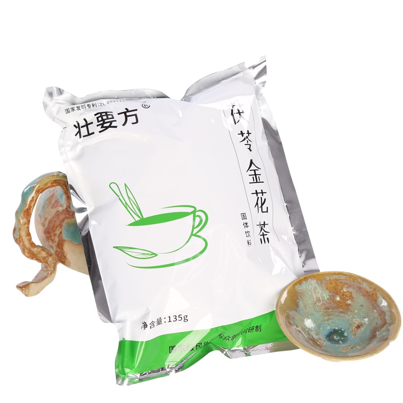 茯苓金花茶冲饮金花茶茯苓金银花性温味辛固体饮料135g