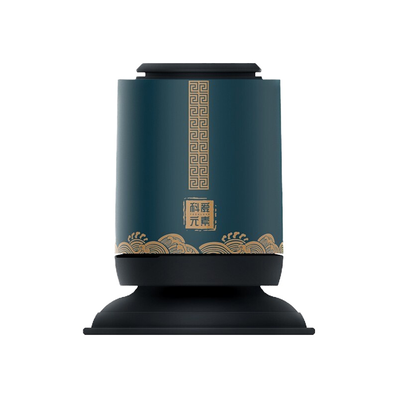 科爱元素 单创中医保健艾灸盒 随身艾灸杯防烫家用艾灸盒子木质纯铜四联可调温艾灸仪器艾条肩颈艾灸贴艾灸罐