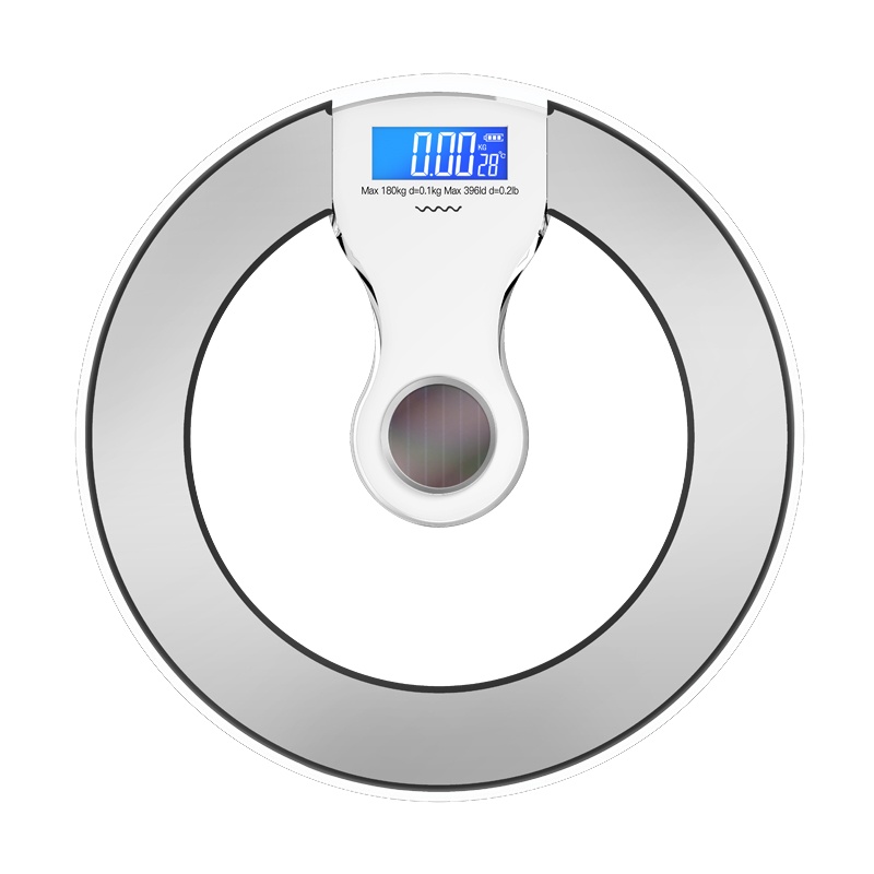 妙绝伦(MIAOJUELUN)光能充电电子体重秤家用人体智能称重精准女生宿舍小型测脂肪体脂