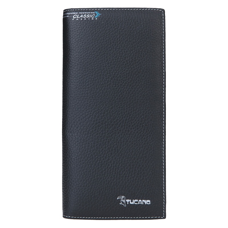 啄木鸟（TUCANO）男士钱包经典商务多卡位牛皮票夹钱夹WAA1311-88B0 黑色