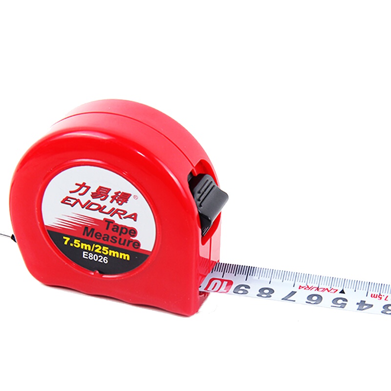 力易得(ENDURA)5m ABS塑壳钢卷尺 米尺盒尺 货号E8024