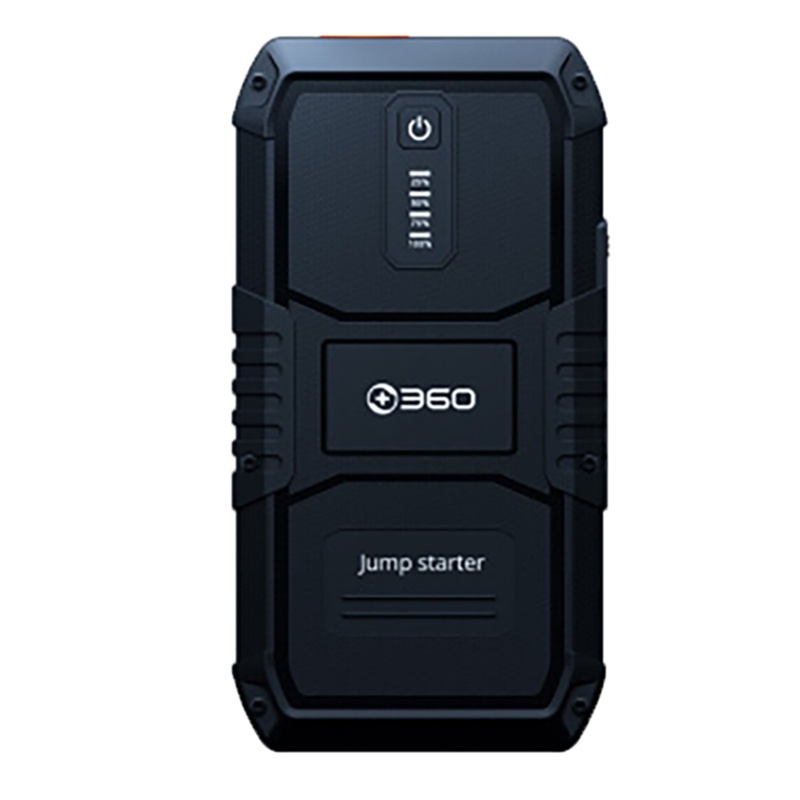 360 汽车应急启动电源 D6 官方正品 12V车载电瓶 10000MAh大容量电源 汽车启动打火车载电源 伤电瓶 黑色