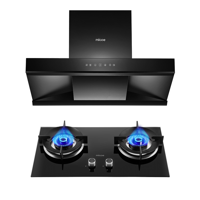 四季沐歌(micoe)M3K23烟灶套餐油烟机灶具套餐22立方侧吸油式单烟机炉灶燃气灶煤气灶厨电抽油烟机灶具套装天然气