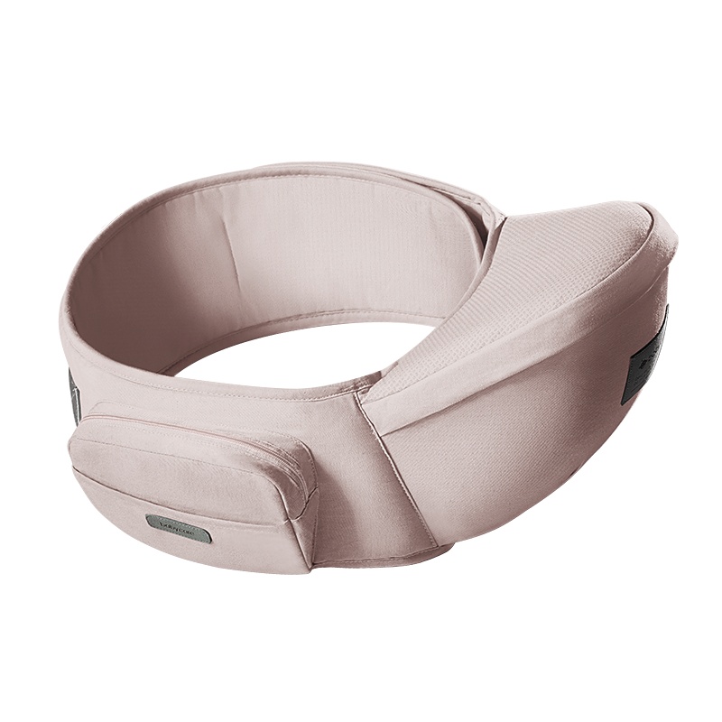 babycare婴儿背带轻便多功能四季宝宝前抱式坐腰凳小孩抱带凳夏季 均码 香槟粉