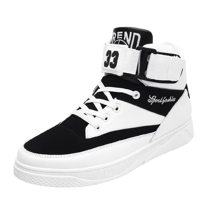 艾乐梵高帮鞋男2019秋季新款韩版潮流男士运动aj男鞋学生冬季篮球鞋子男潮鞋