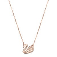 Swarovski 施华洛世奇 女士标志性玫瑰金色仿水晶天鹅吊坠 5368988