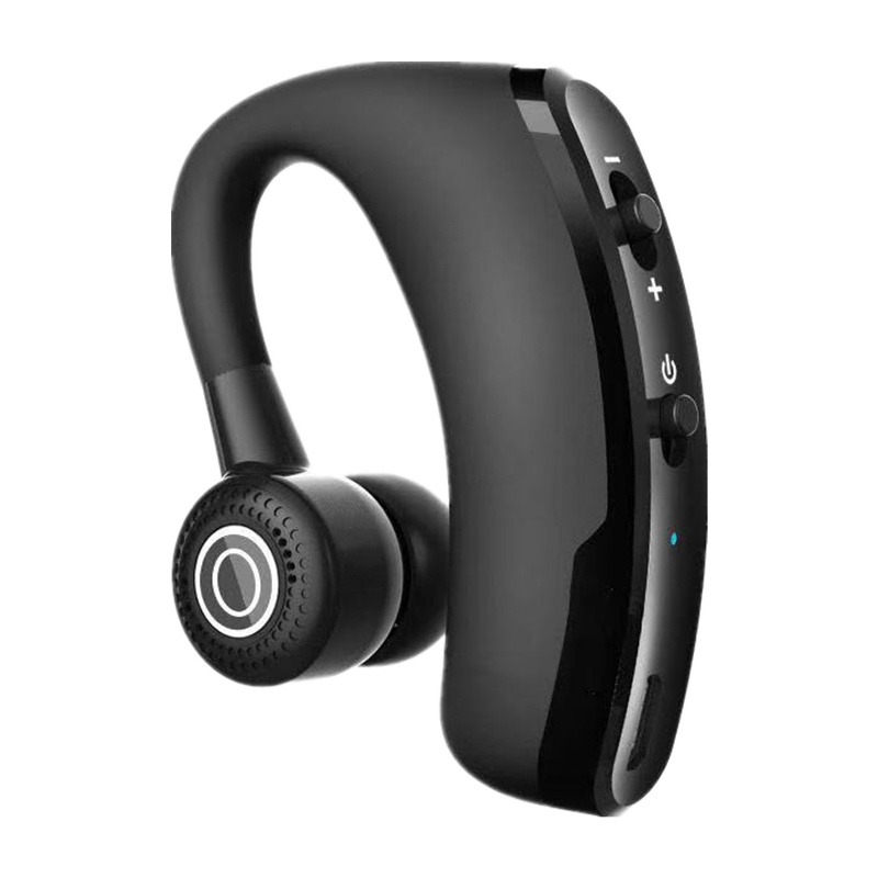 VIPin V9商务蓝牙耳机 无线耳机 运动挂耳式蓝牙V5.0 超长待机跑步健身车载通用于苹果安卓小米华为手机平板 黑色