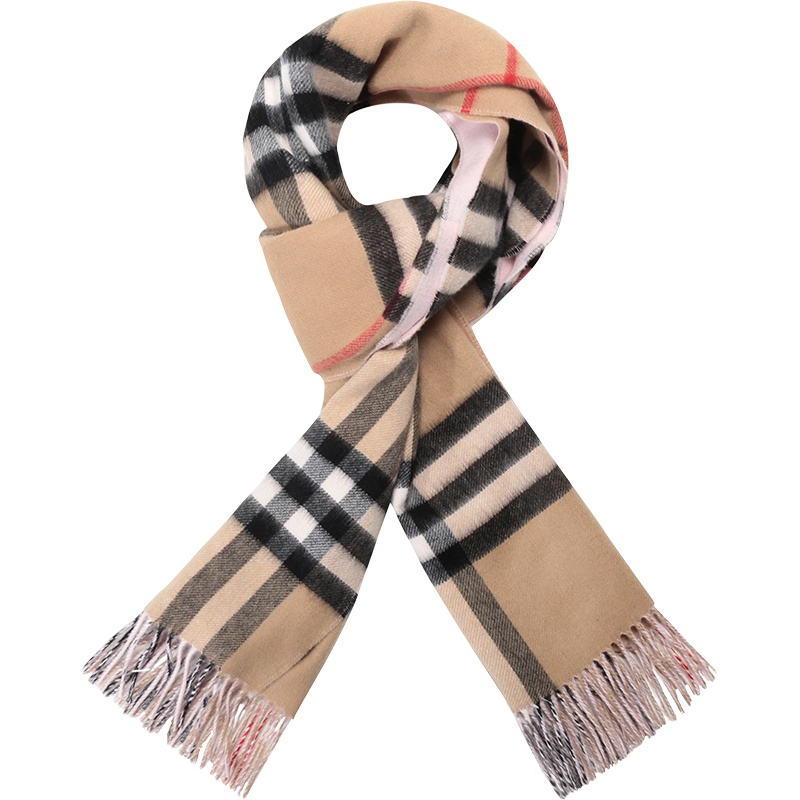 BURBERRY 博柏利 男女通用款 山羊绒 长方形双面两用围巾 80359121