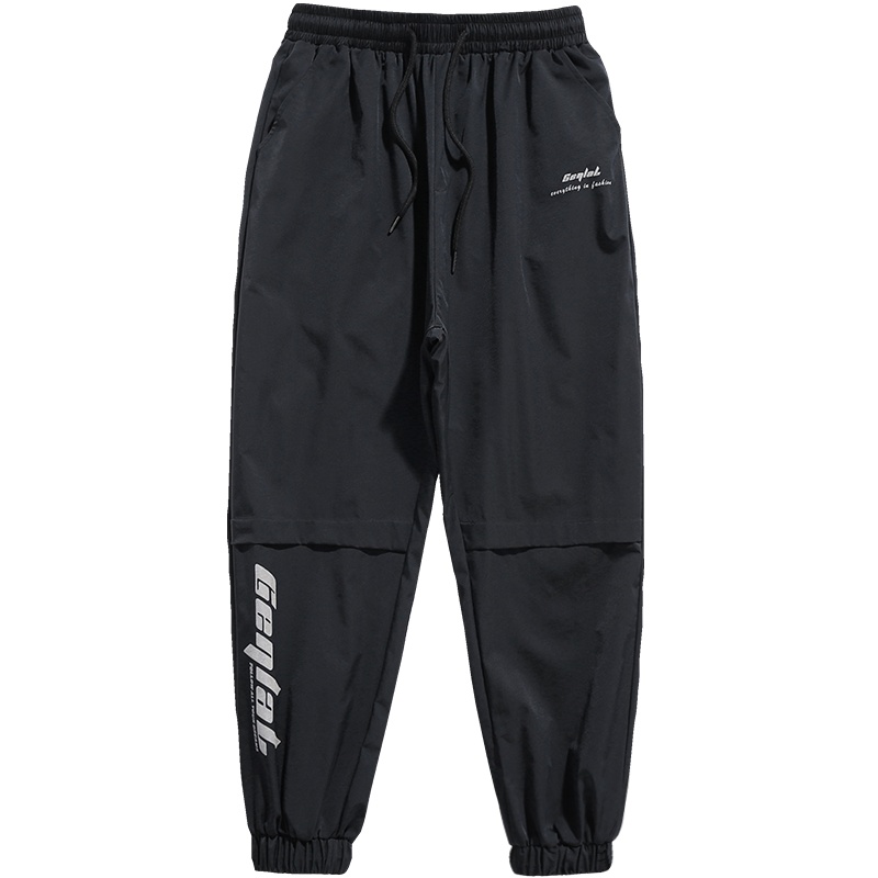 【直营】木林森(MULINSEN)秋季新款休闲裤男式炫彩印花束脚宽松运动裤子潮