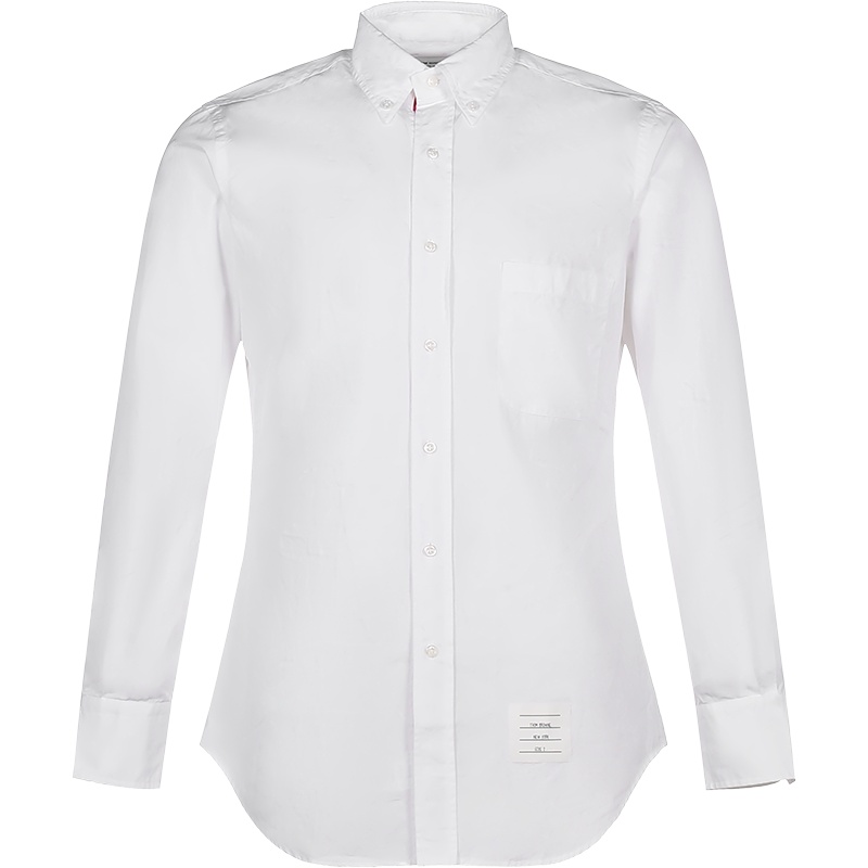 THOM BROWNE 汤姆·布朗 男士 棉质长袖衬衫 MWL010E 03113