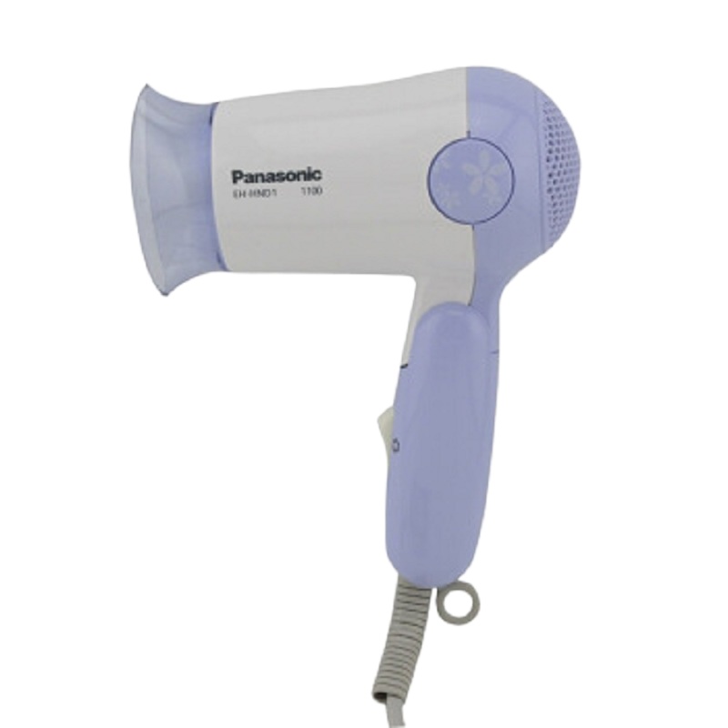 [精选]松下(Panasonic) EH-HND1电吹风 家用迷你便携式吹风机 学生宿舍用吹风筒1100W功率