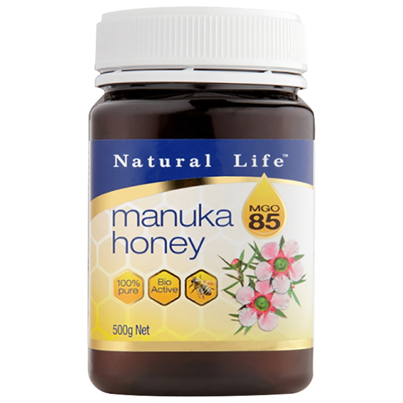 Natural Life优然澳蜜麦卢卡蜂蜜500g/瓶 纯正天然蜜MGO85/5+ 澳洲原装进口