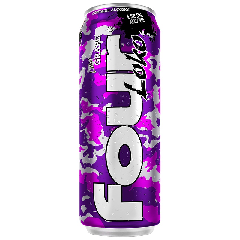 four loko四洛克预调鸡尾酒 洋酒 果酒 迷彩系列葡萄味695ml一罐装