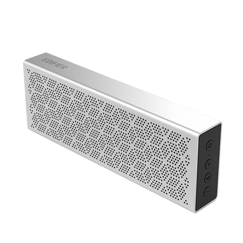 漫步者(EDIFIER)M201无线蓝牙音箱车载便携式低音炮迷你小音响 电脑音箱 银色