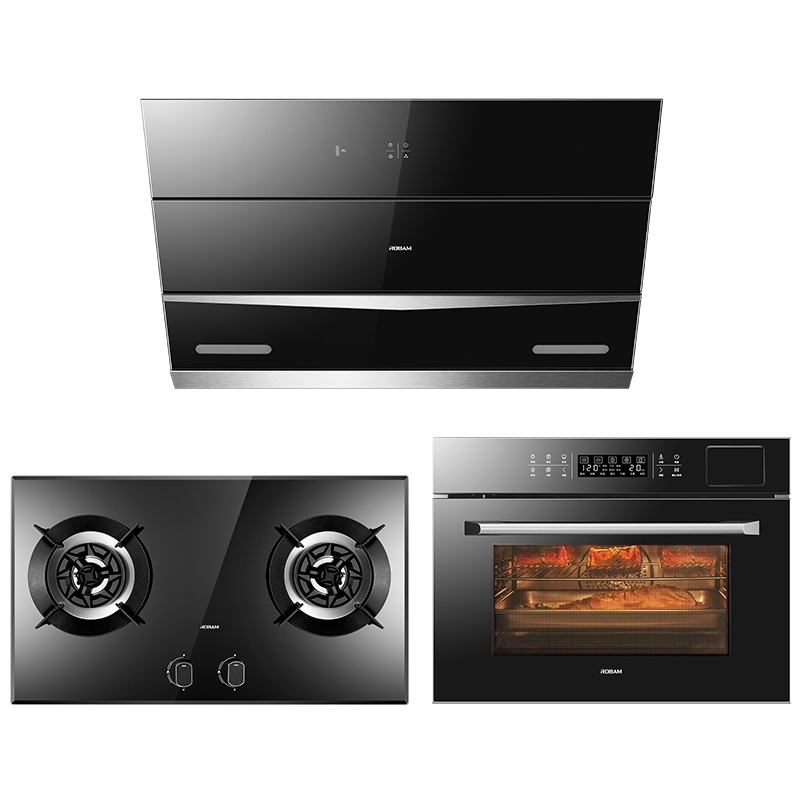 [王者新品]老板(ROBAM)烟灶套餐 侧吸式油烟机灶具蒸烤一体机套餐厨电套装27N0H+57B0X+CQ972X