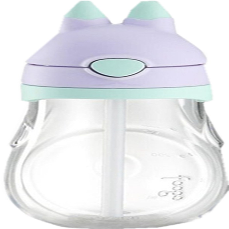 膳魔师THERMOS 兔子tritan 吸管杯水杯儿童兔子夏季杯宝宝学饮训练杯BBSH-420 PL 420ML