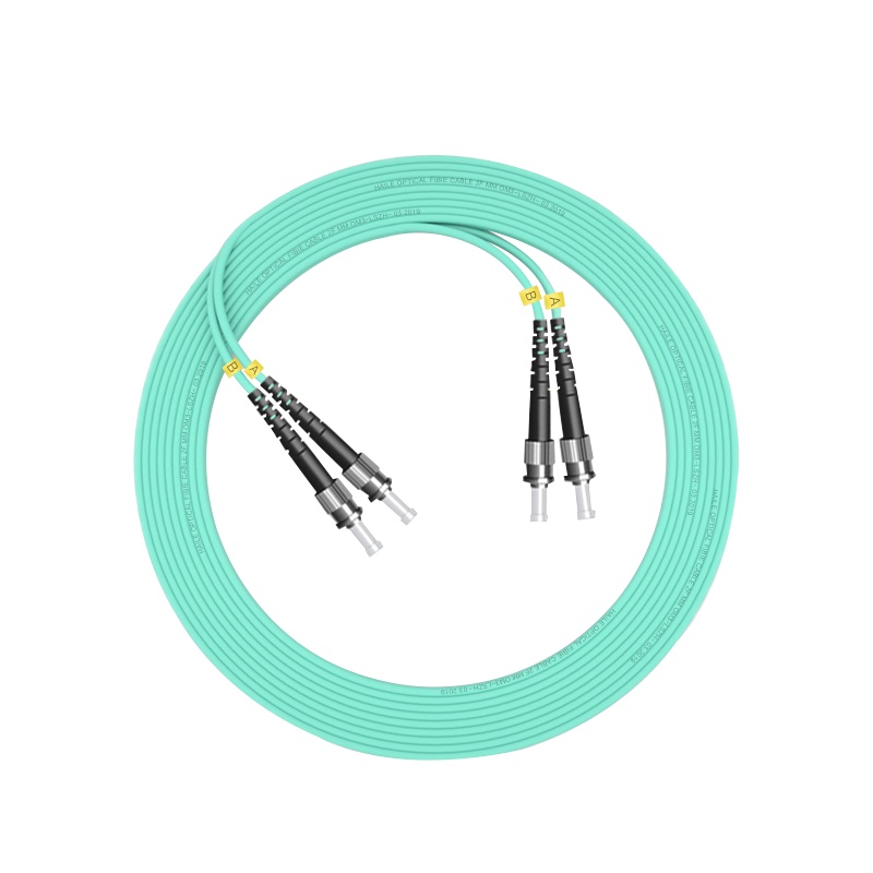 千天(QANTOP)光纤跳线 电信级光纤熔接收发器尾纤 光端机适用 ST-ST多模双芯OM3- QT-GXTX324