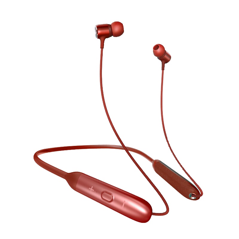 JBL LIVE 220BT 颈挂式入耳式无线蓝牙智能耳机 音乐运动耳机 手机通用 宝石红