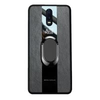 [送膜]高铭宣 oppor17手机壳17pro保时捷皮套oppo r OPPOr15[炫黑色]梦境版★赠钢化膜+磁吸支架