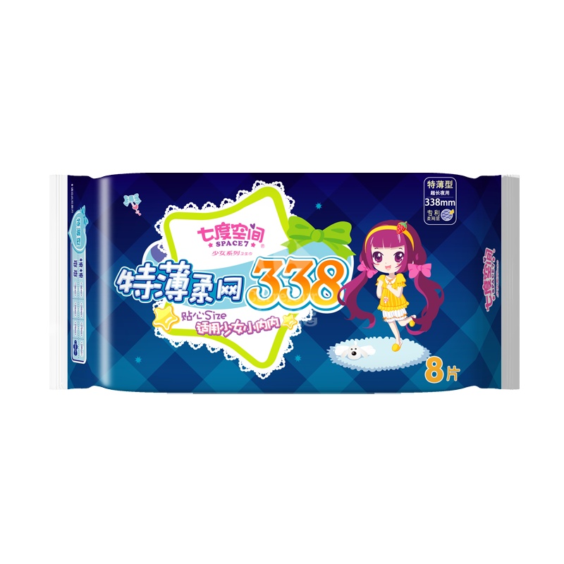 七度空间少女网名特薄加长夜用338mm8片