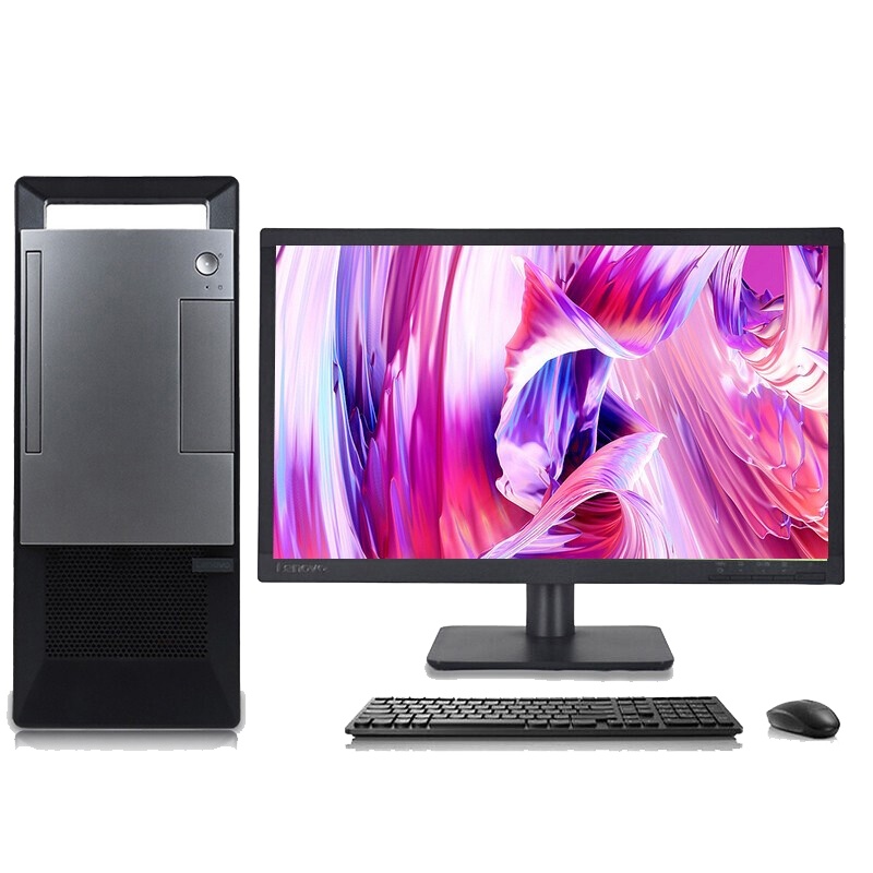 联想(Lenovo)扬天T4900 19.5英寸屏 商用 家用 台式机电脑定制(Intel i7 8GB 1TB 2GB独显 win10)