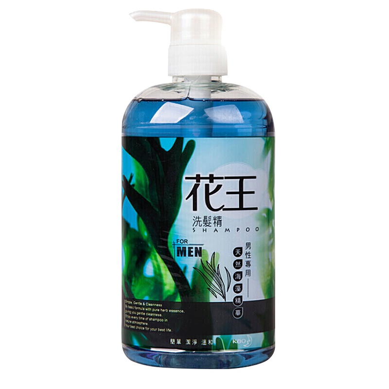 花王(KAO) 洗发水洗发精男女去屑清爽控油洗发露750ml/瓶原装进口成人正常发质 男士1瓶装