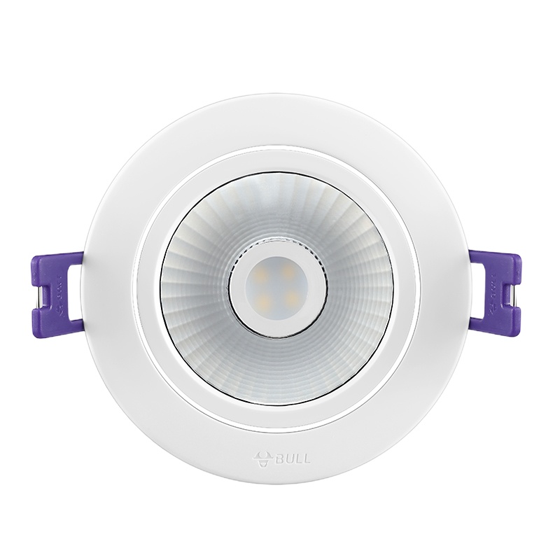 公牛(BULL)A10531 3寸5W40K 冷白色光 天花灯节能高亮灯开孔80mm孔灯射灯
