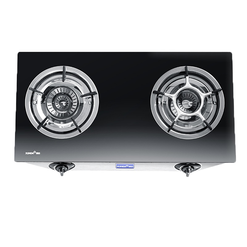 迅达 2·N5-I燃气灶台式灶具钢化玻璃液化气灶双灶