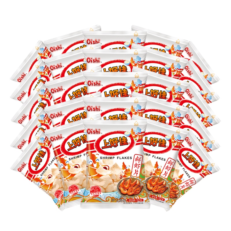 企采严选 上好佳虾片 12g*25包