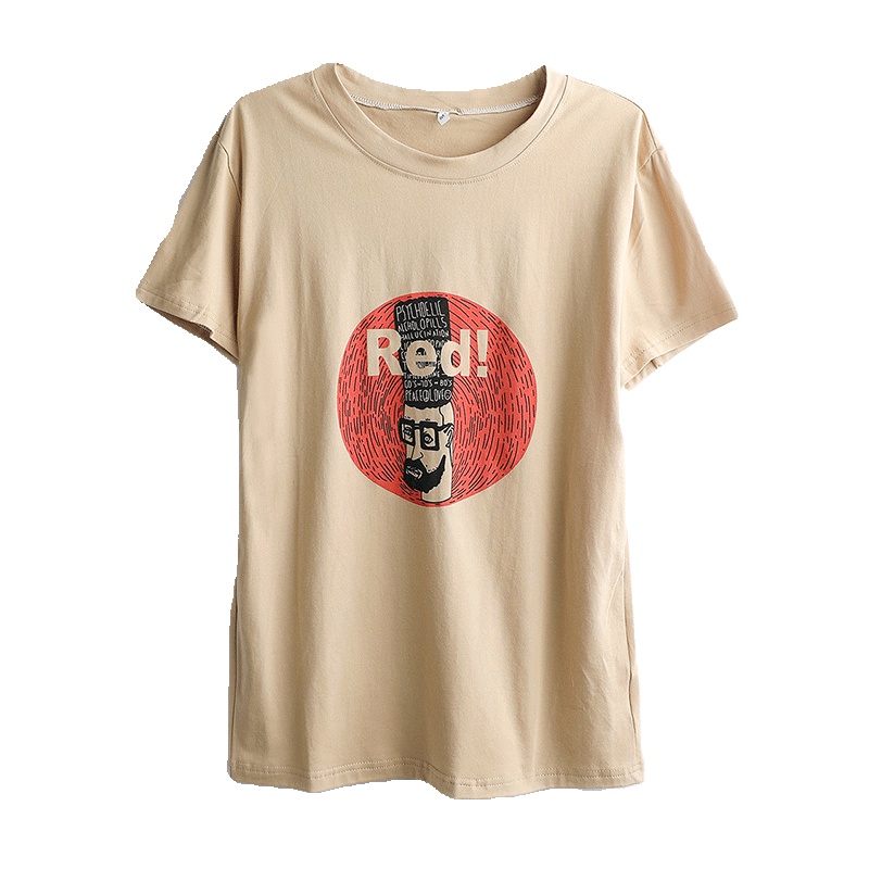 VINCIFAM 印花男士半袖上衣时尚休闲圆领 2019夏季新款短袖T恤男