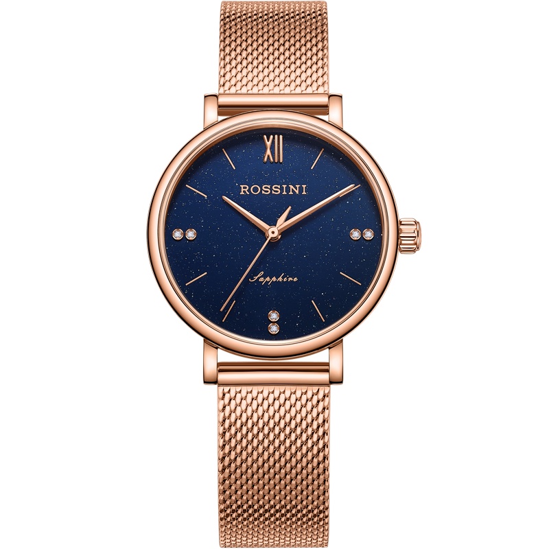 罗西尼手表女石英满天星腕表517776DW