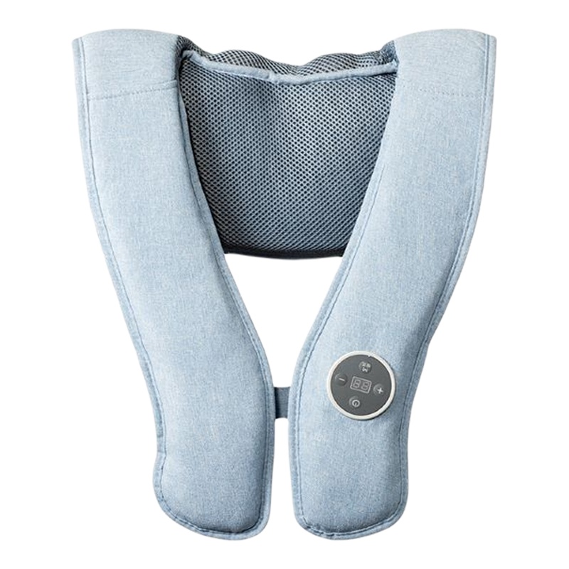 小熊(Bear)按摩披肩 AMQ-A01X1智能定时颈椎按摩披肩捶背电动热敷颈椎仿真人捶打按摩揉捏捶打按摩神器苏宁自营