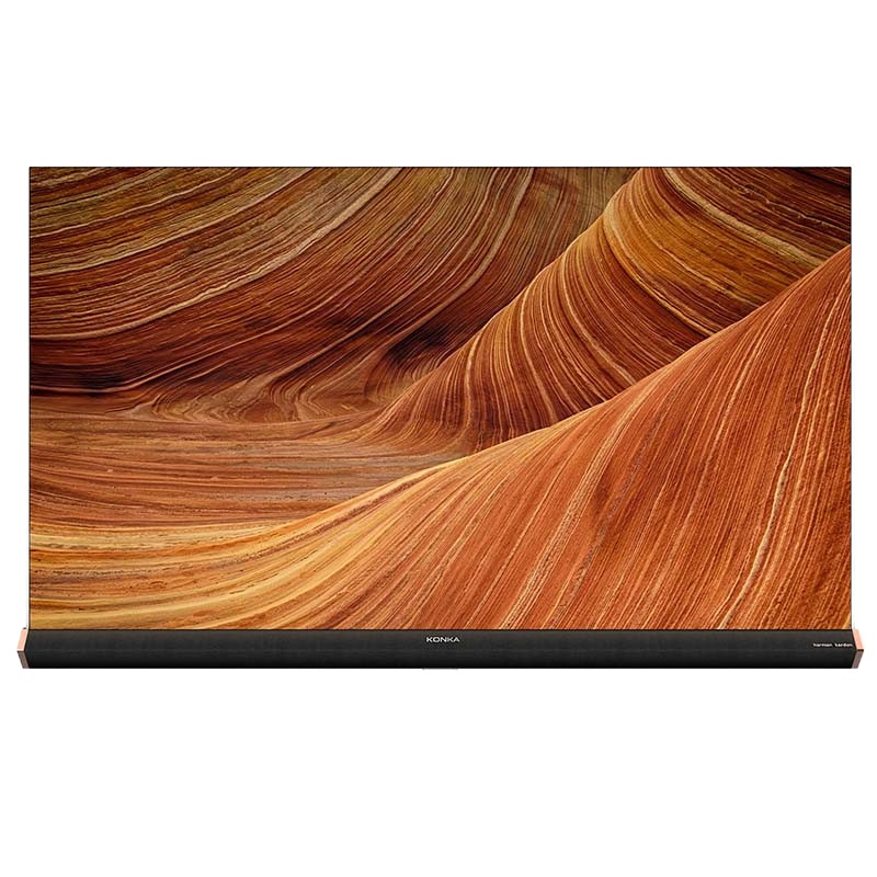 康佳 KONKA LED65A2 65英寸 2.8mm钢化玻璃背板 超薄机身人工智能