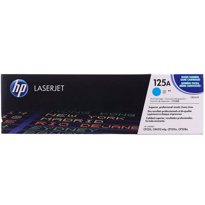 惠普(HP)1215/1312/1515硒鼓/CB541A(125A)(青色,1400页)(尊享)