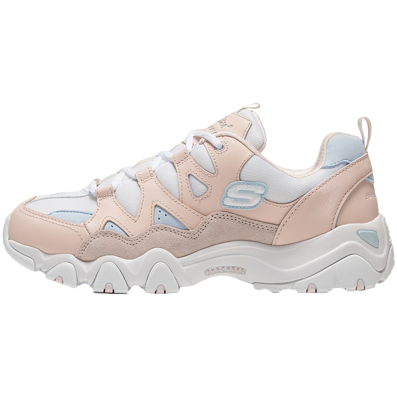 斯凯奇女鞋熊猫鞋D‘lites复古潮流休闲运动鞋88888328