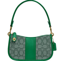 蔻驰COACH SWINGER 腋下包 LOGO印花 老花拼皮 C2325 女士单肩包