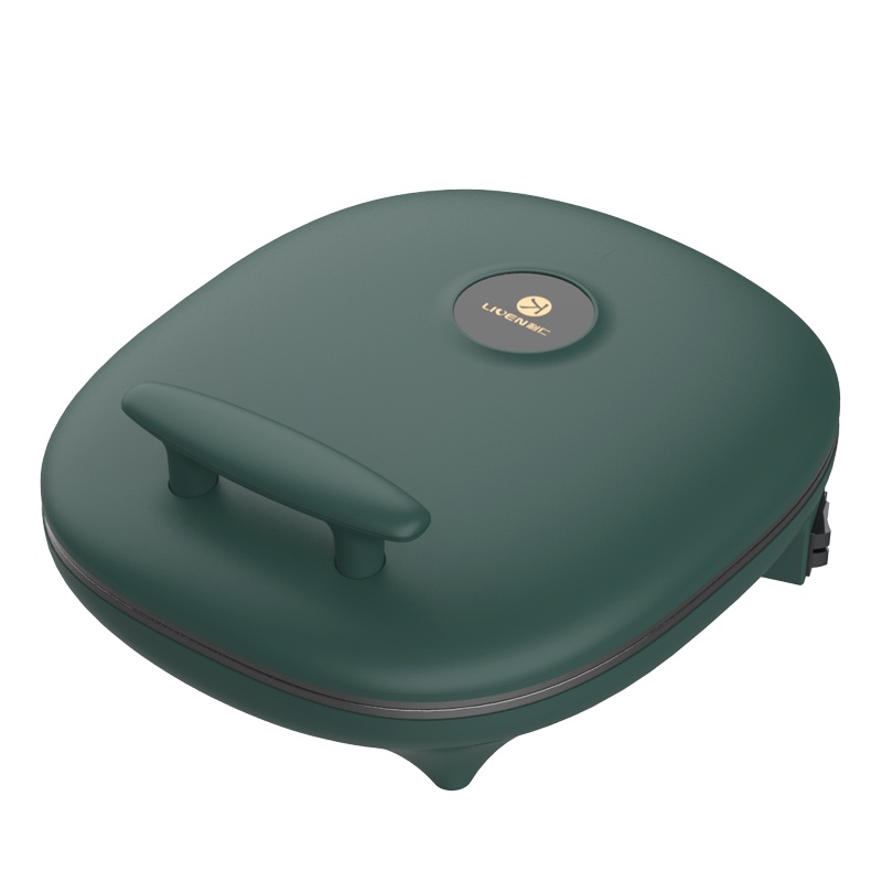 利仁(Liven)电饼铛家用上下盘可单独加热25mm加深烤盘不粘涂层电煎饼机烧烤盘B2C-2020