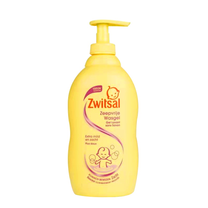 [全球购]Zwitsal荷兰露莎 wascreme 沐浴乳 400ml  2瓶装