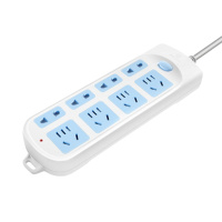 DPAITEC LH 8位排插 3米插座面板 多孔位插排带线学生宿舍家用多功能拖线板