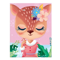 怡浓 一鹿有你 小麋鹿巧克力礼盒 120g女版 纯可可脂 棒棒糖 零食礼物 圣诞节礼物