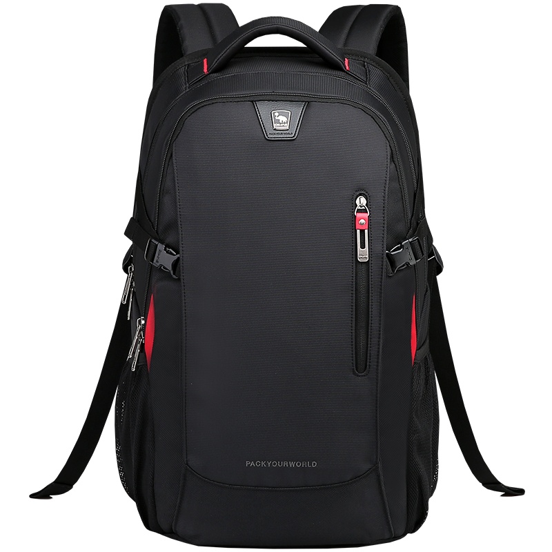 爱华仕商务背包男士双肩包旅行休闲女大学生书包简约时尚电脑包