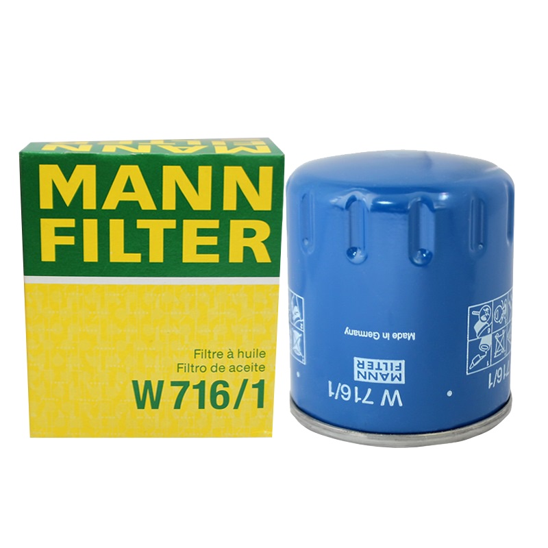 曼牌(MANN)机油滤清器W716/1(标致408/308S/508/308/2008/雪铁龙C5/C4L世嘉C3-XR