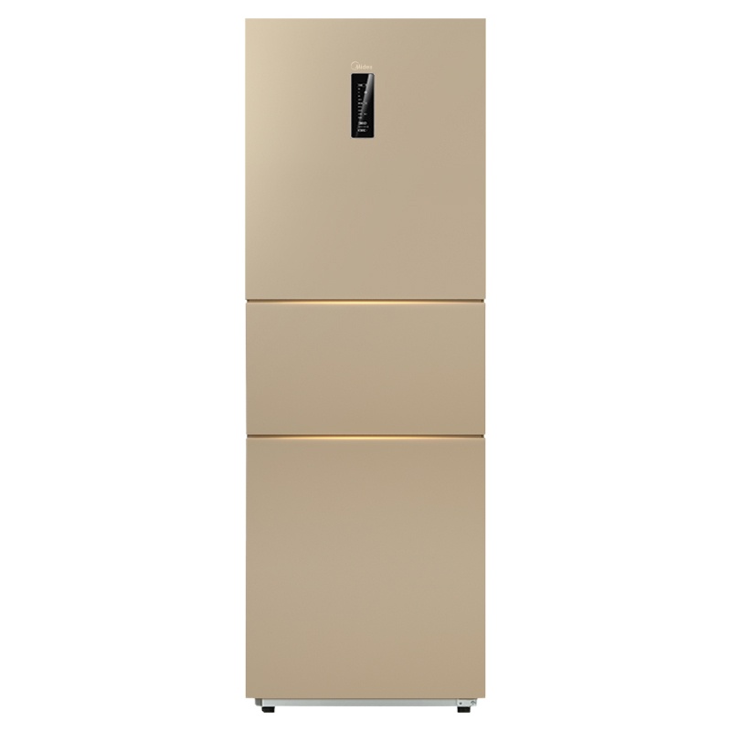 美的(Midea) 三门冰箱 BCD-231WTM(E) 231升 风冷无霜 电脑控温 中门宽幅变温 节能静音家用