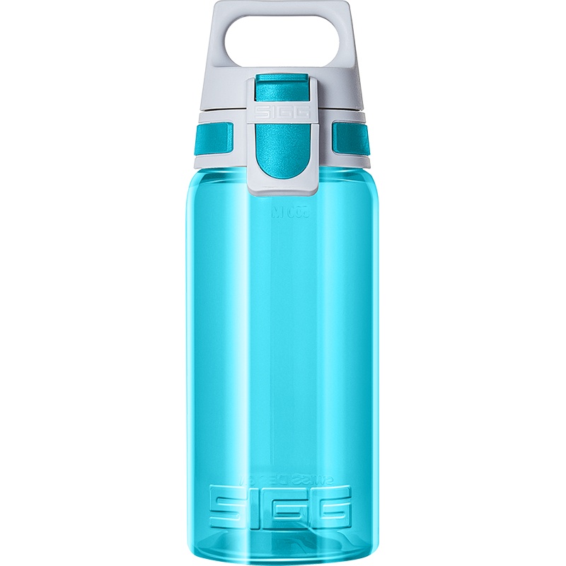 瑞士进口SIGG希格运动水杯子男女塑料水杯防漏便携式户外健身太空杯学生随手杯 水蓝色500ml