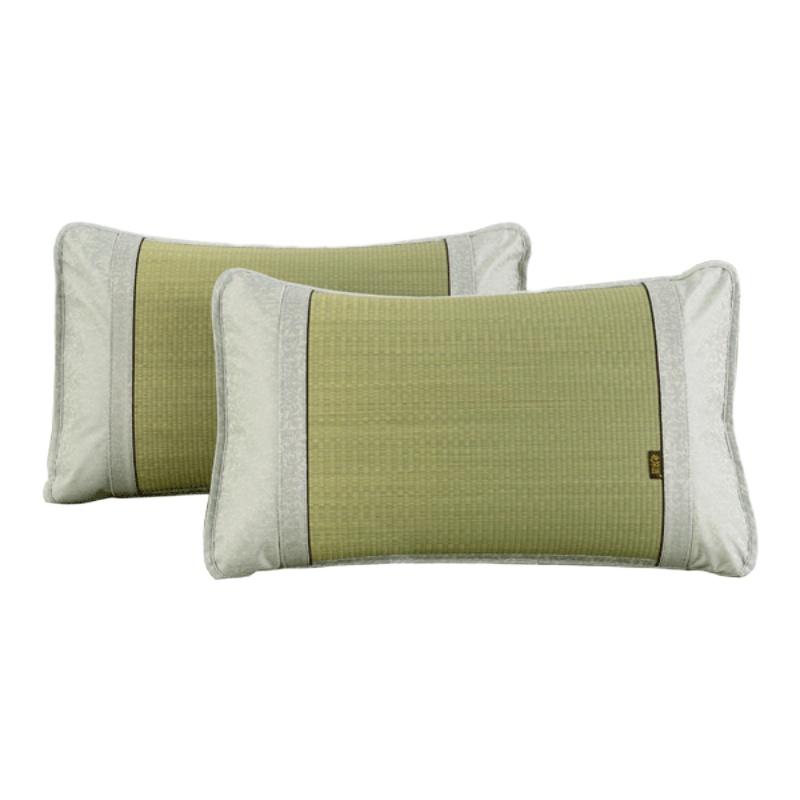 老席匠 凉席其他枕席套 单个蔺草枕套子 单个枕套不含芯 蔺草枕套48*74