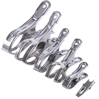 晾衣大夹子开口夹子大号10个@