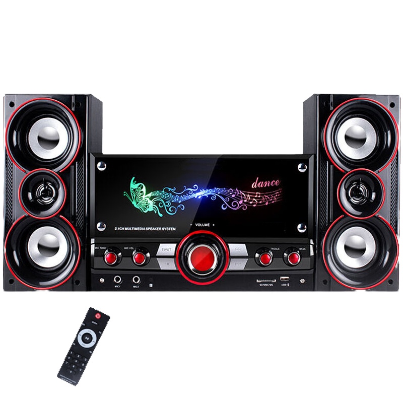 先科(SAST)电脑音响台式家用K歌超重低音炮重低音大功率笔记本台式机喇叭蓝牙音箱客厅电视组合影响配炫彩魔球灯