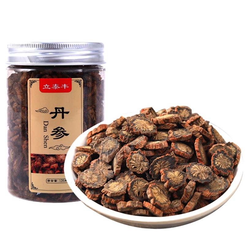 立泰丰 丹参 紫丹参片 丹参茶 120g